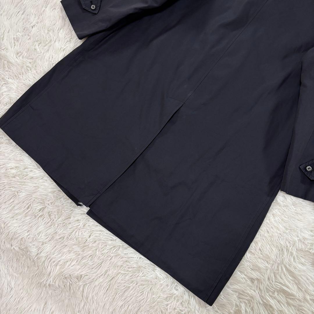 極希少 バーバリー 80年代物 ノバチェック ステンカラーコート 濃紺