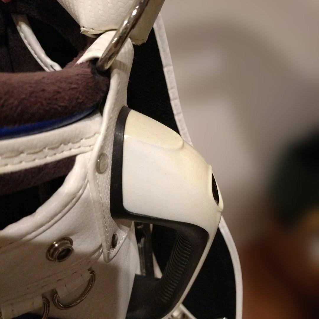 Aloha Standard ゴルフキャディバッグ ホワイト/ネイビー レア