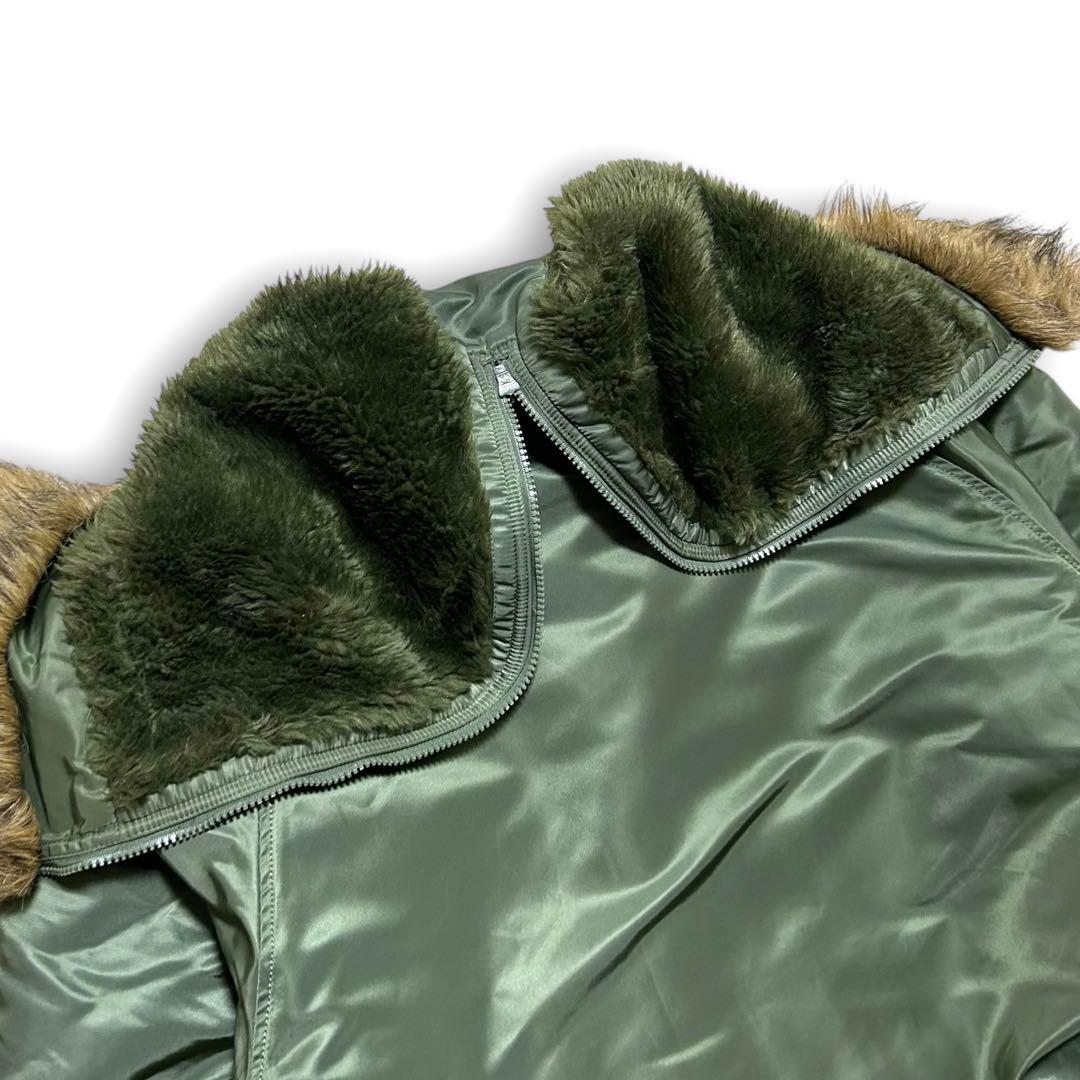 専用！ALPHA INDUSTRIES N2B 短丈 フライトジャケット カーキ