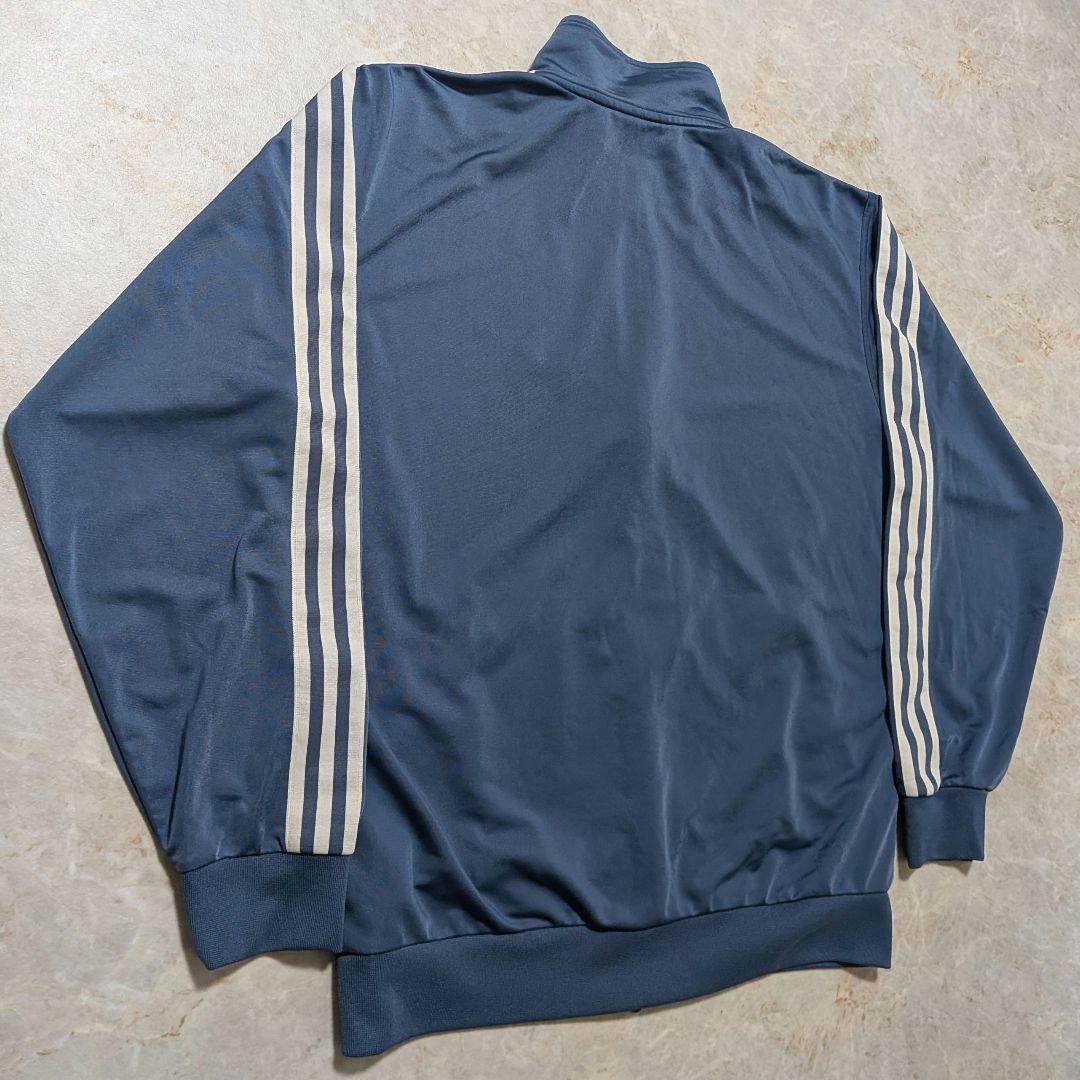 超希少★廃盤品 アディダス ベッケンバウアートラックジャケットくすみ青白XL相当
