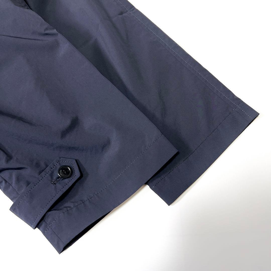 《美品》IENA イエナ Peポプリンオーバーショートコート ネイビー 38