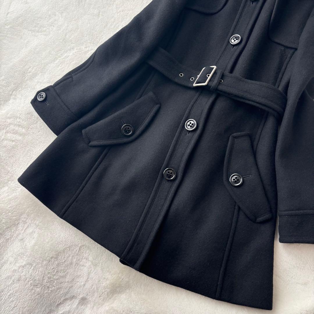 【専用】バーバリーブルーレーベル アンゴラウールコート ラクーンファー フード