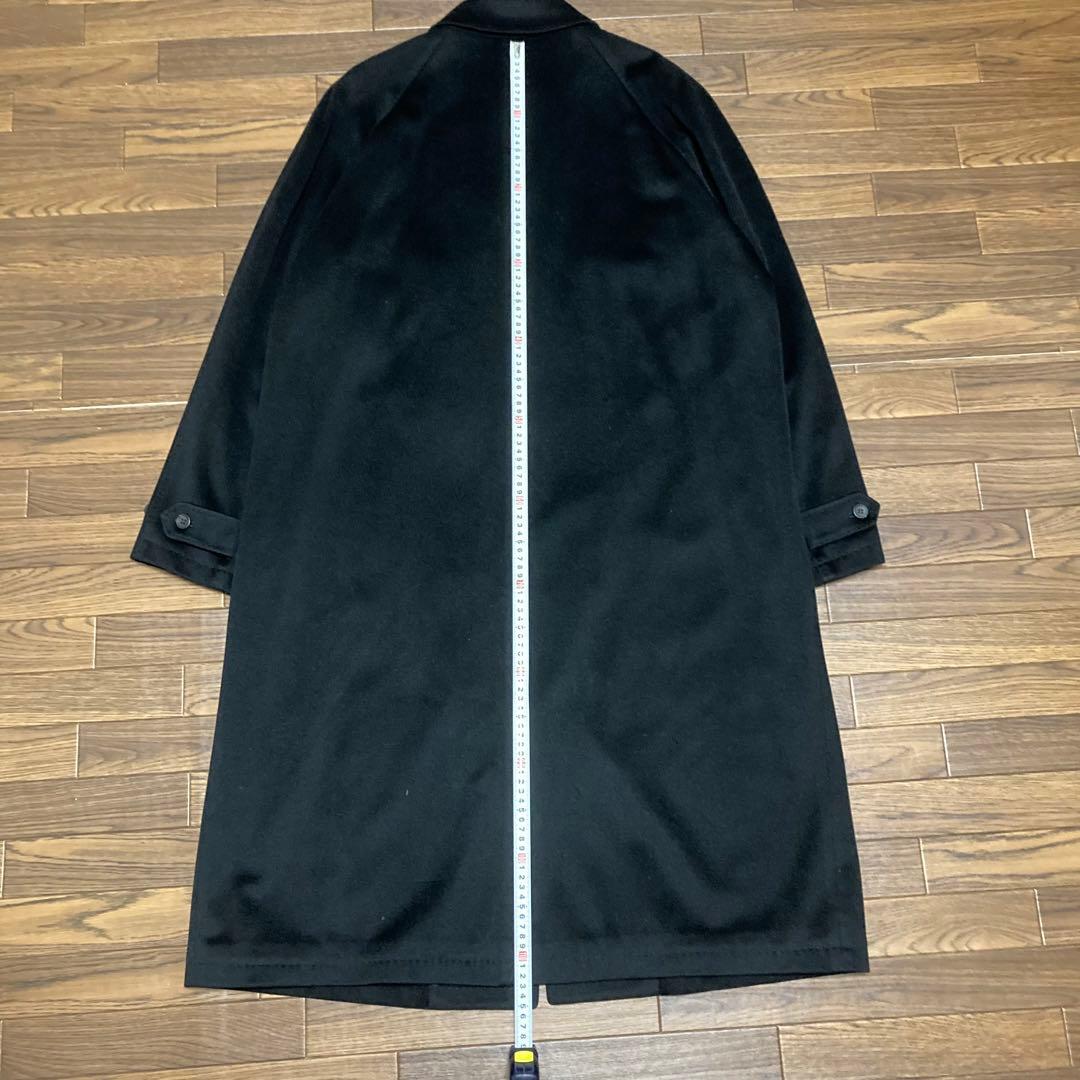 【カシミア混】Paul Smith ステンカラーコート ロングコート　黒