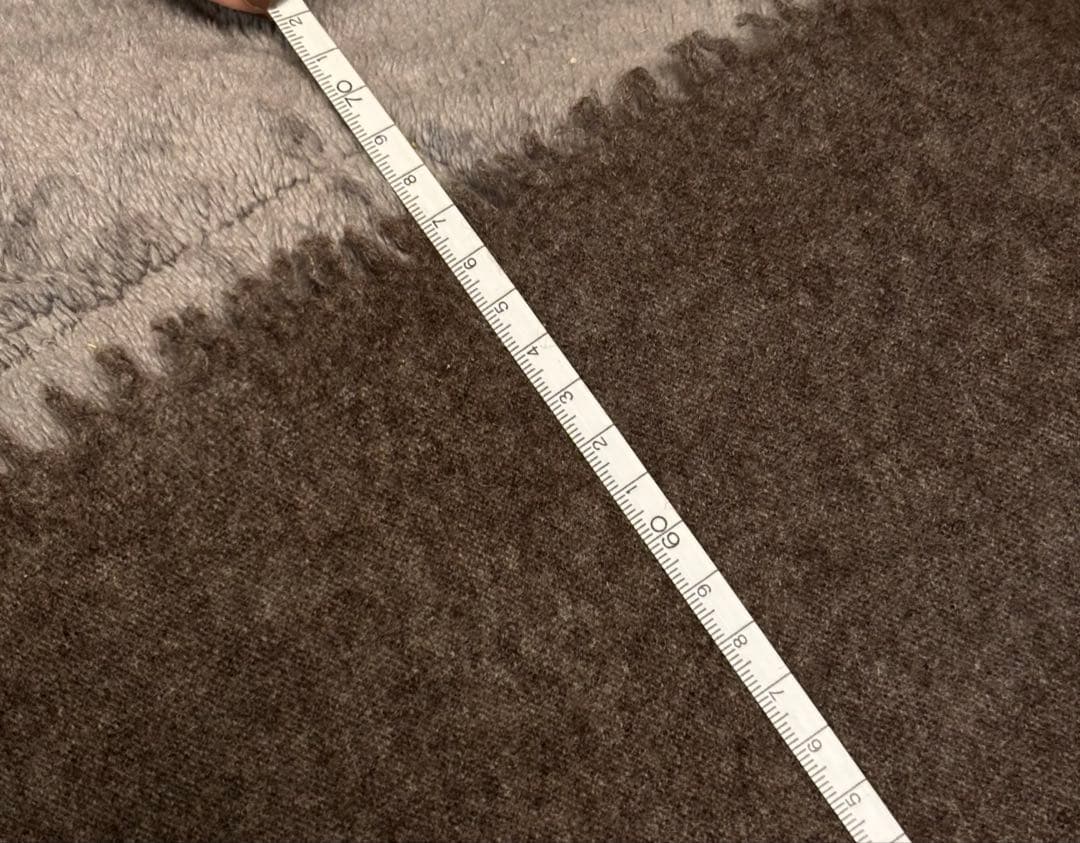 【モリスアンドサンズ】 カシミア100%大判ストール ブラウン マフラー