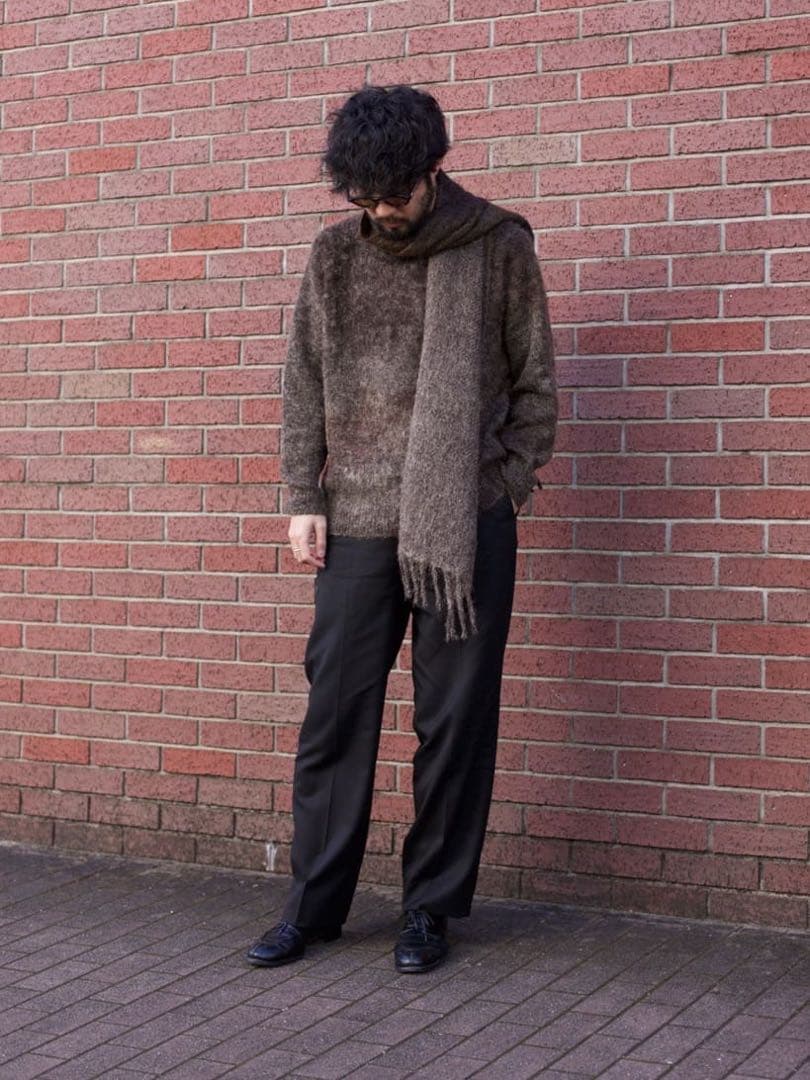 L'ECHOPPE【NAHYAT /ナヤット】別注 モヘア MIX ストール