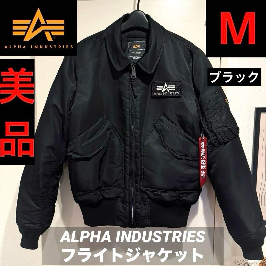 美品‼️アルファインダストリーズ フライトジャケット CWU-45P 米空軍 黒