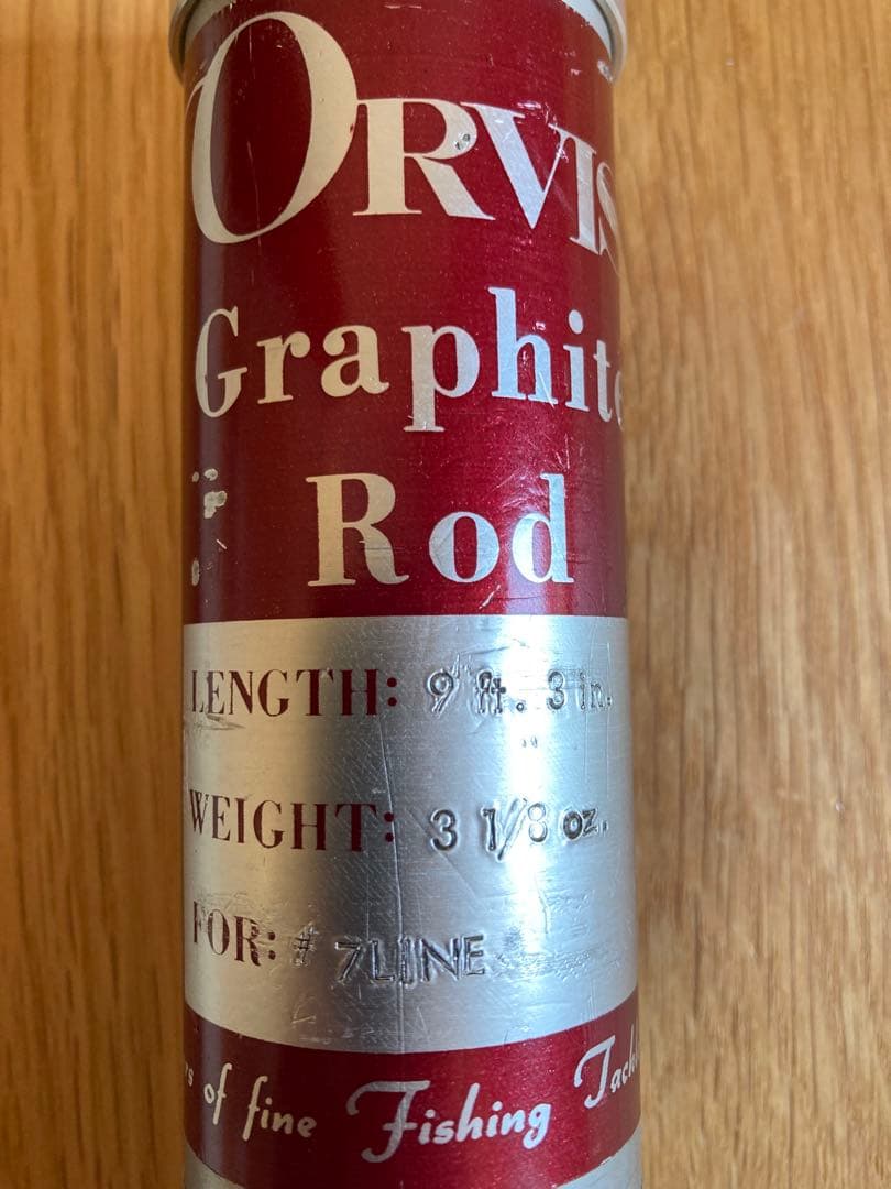 ORVISオービスグラファイト9ft3in 7wt 2pcアドバンテージ