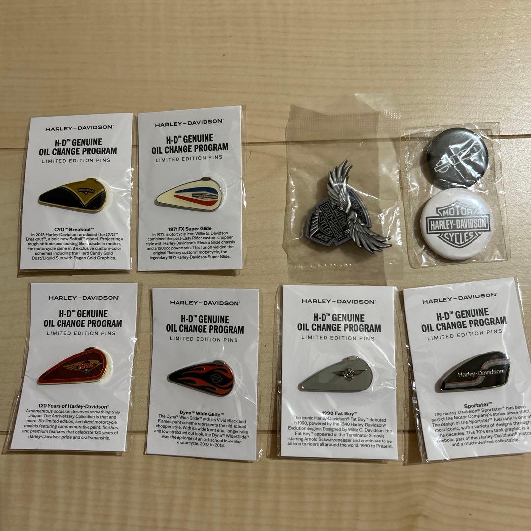 ハーレーダビッドソン 限定ピンバッジセット - メルカリ