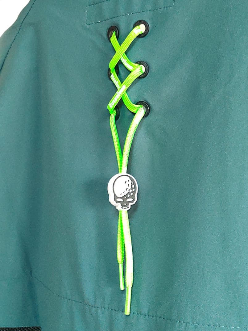 新品 ラッセルノ ルチャ ゴルフベスト メンズM マスクマン ドクロ アイレット