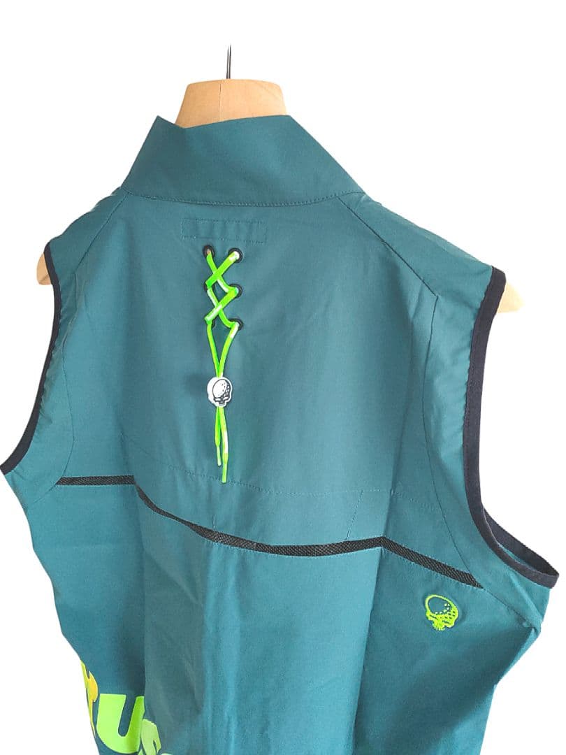 新品 ラッセルノ ルチャ ゴルフベスト メンズM マスクマン ドクロ アイレット