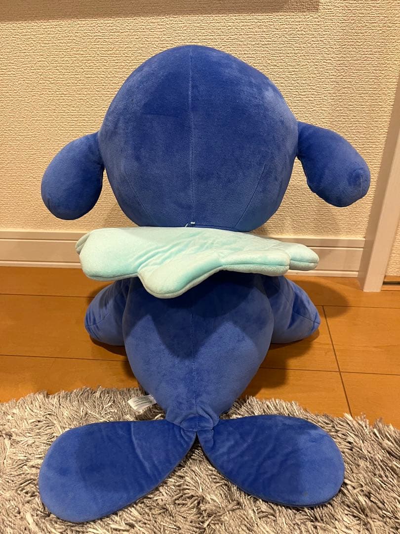 等身大ニャビー 、等身大アシマリ、おまけのモクローぬいぐるみ3点