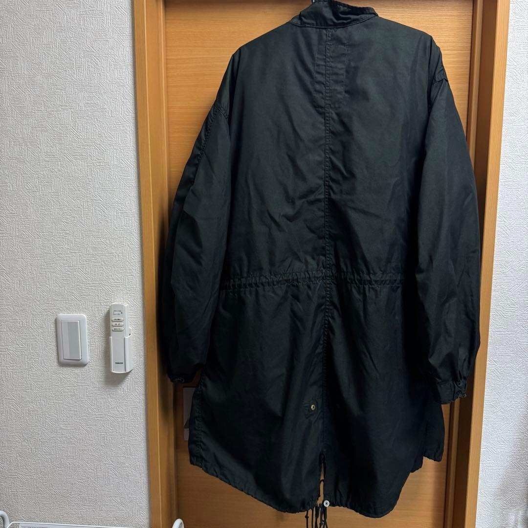 M-65 フィッシュテールパーカー　後染めブラック　ライナー付き 70s 80s