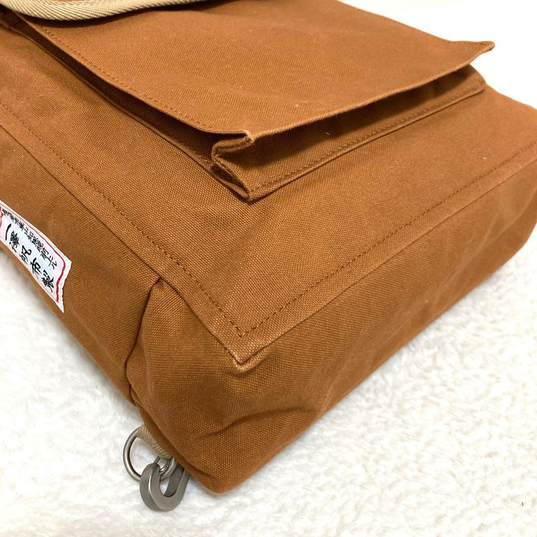 美品 一澤帆布 A4可 2way 斜めがけ可 リュック ショルダーバッグ 男女可