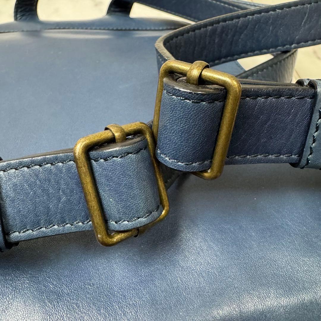 【希少】MOTHER HOUSE バックパック レザー リュウセイ ブルー