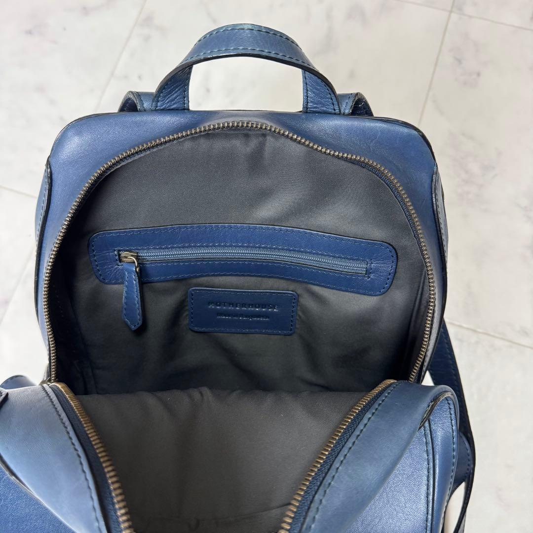 【希少】MOTHER HOUSE バックパック レザー リュウセイ ブルー
