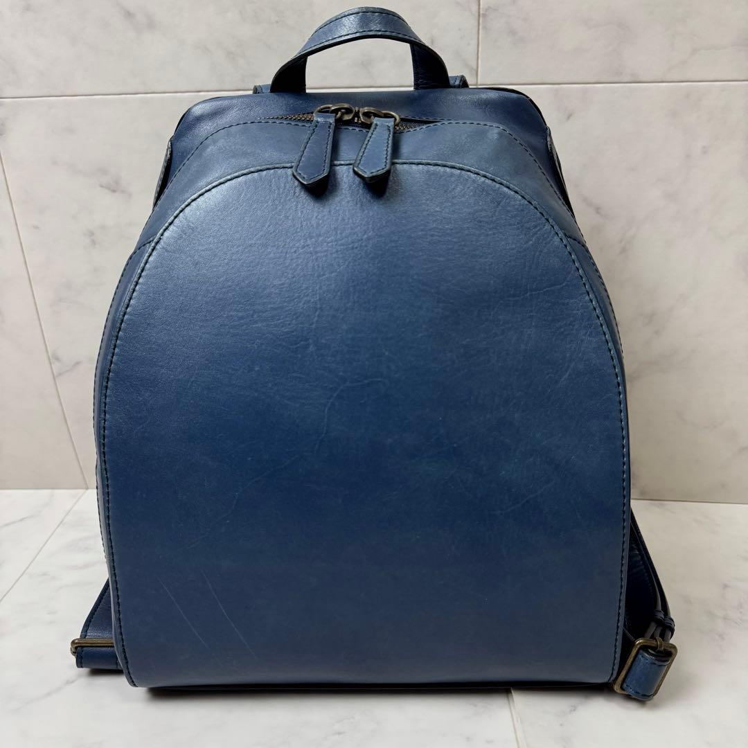 【希少】MOTHER HOUSE バックパック レザー リュウセイ ブルー