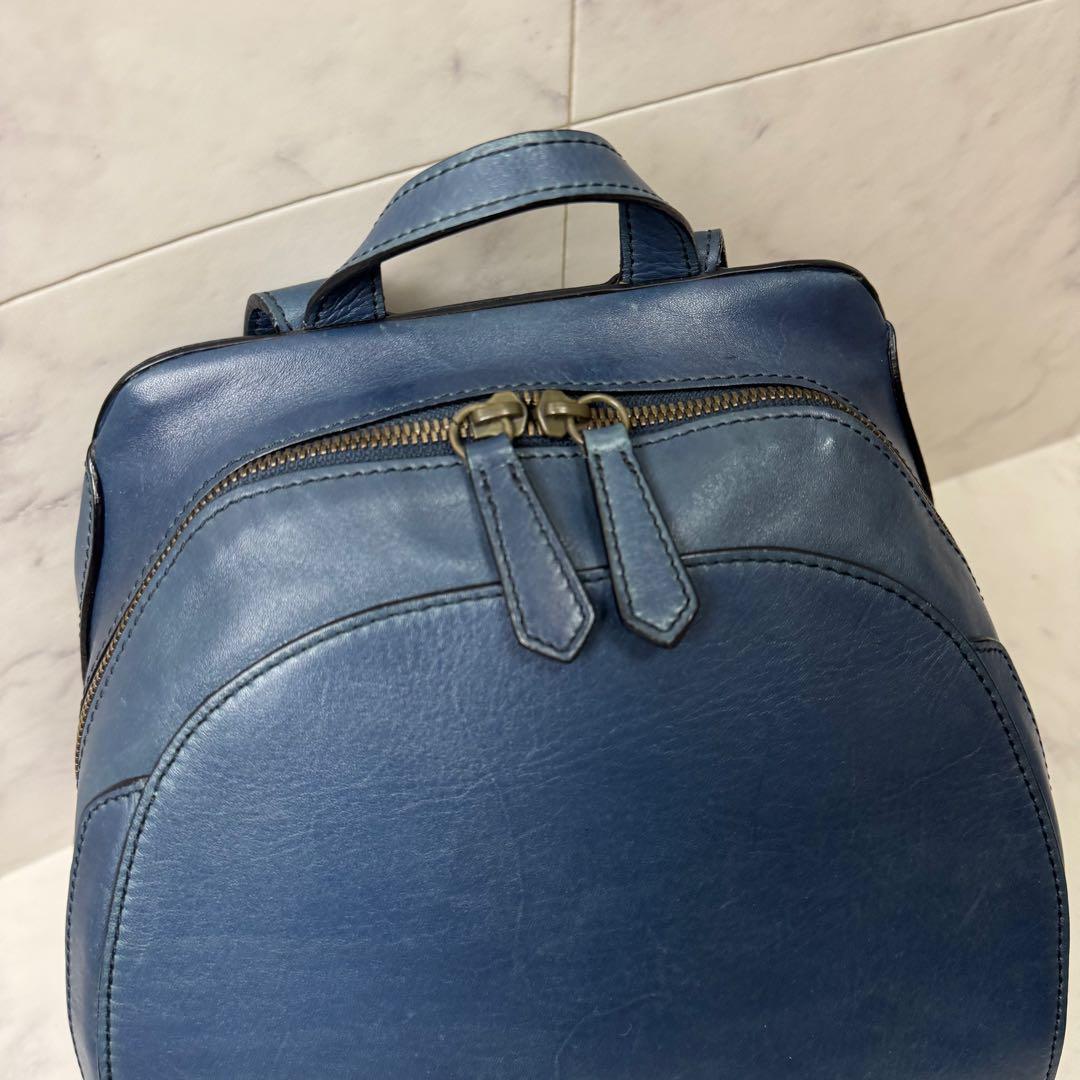 【希少】MOTHER HOUSE バックパック レザー リュウセイ ブルー