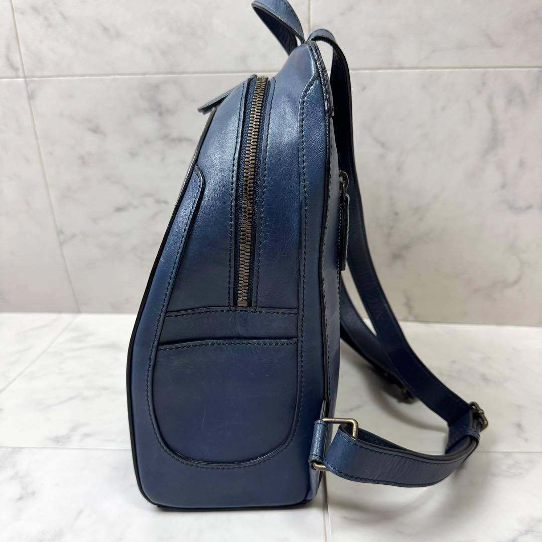 【希少】MOTHER HOUSE バックパック レザー リュウセイ ブルー