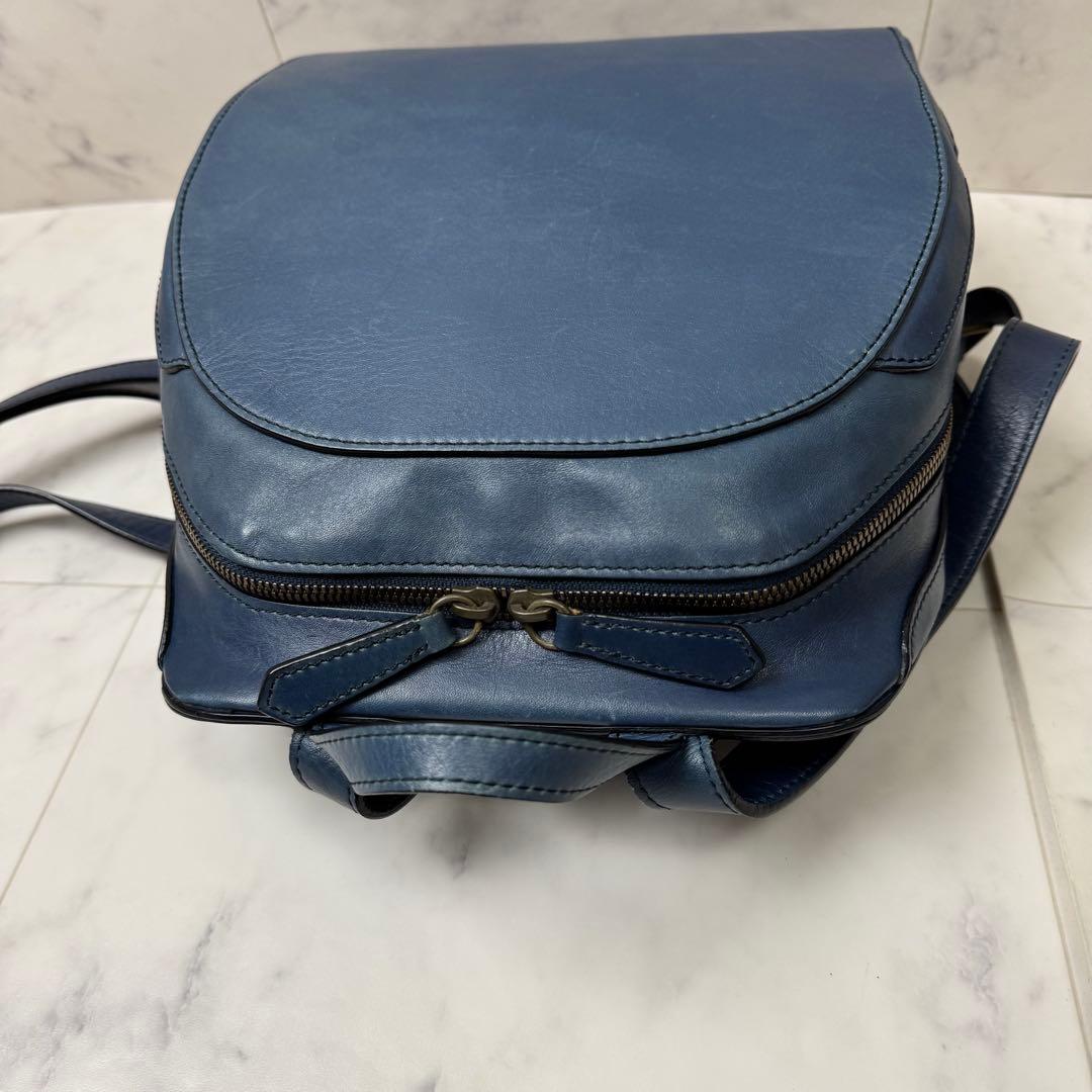 【希少】MOTHER HOUSE バックパック レザー リュウセイ ブルー