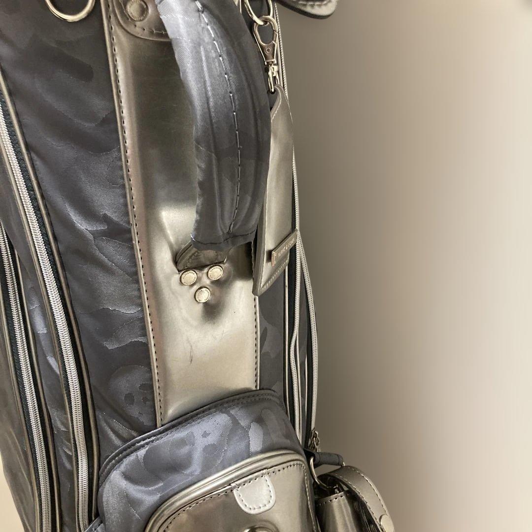 マークアンドロナ　キャディバッグ　9.5インチ　シルバー(お値引き交渉可能)