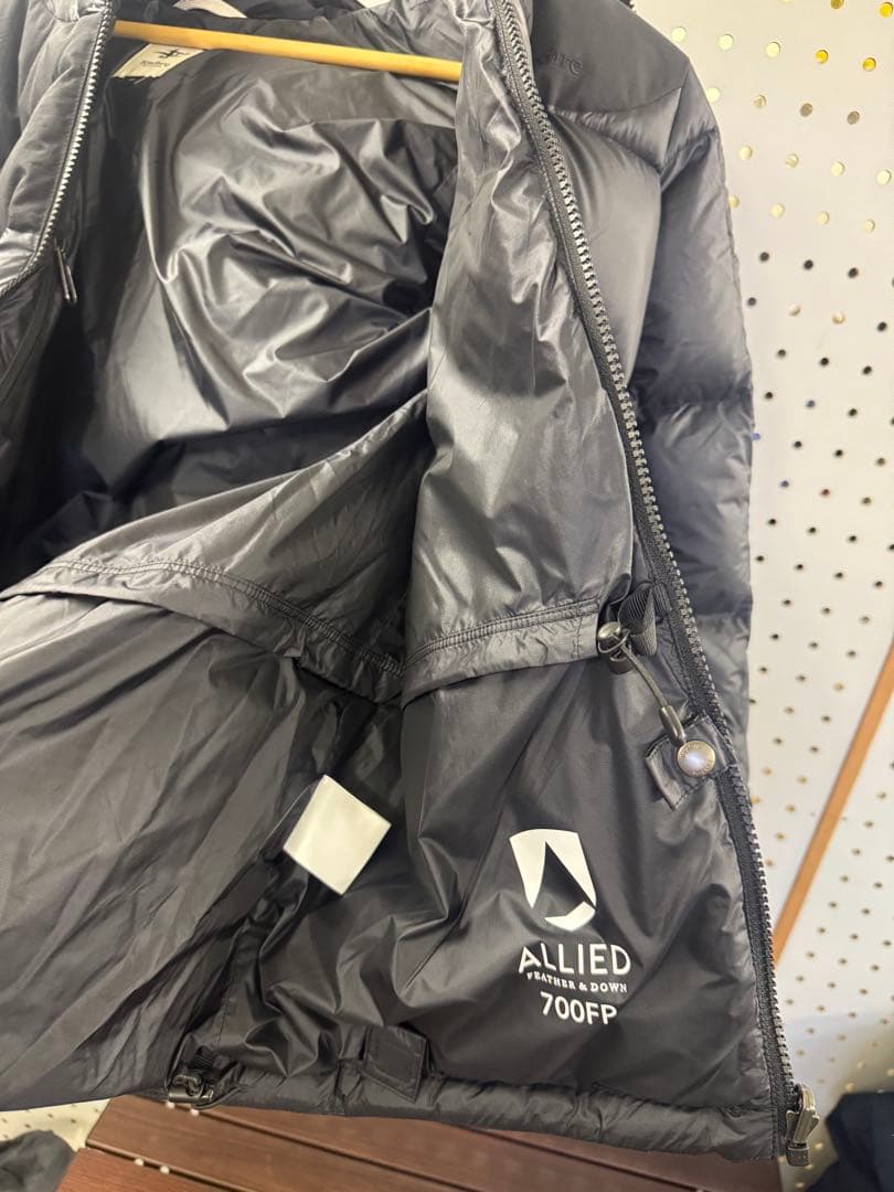 Foxfire フード付きダウンジャケット M ブラック