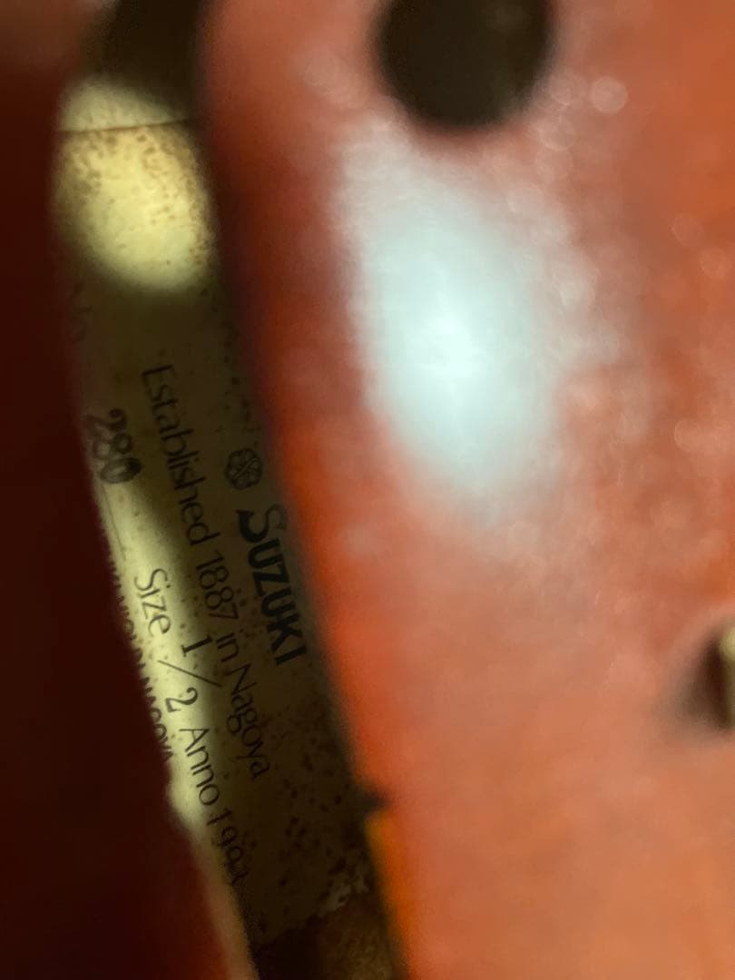 スズキ No.280 バイオリン 1/2 SUZUKI