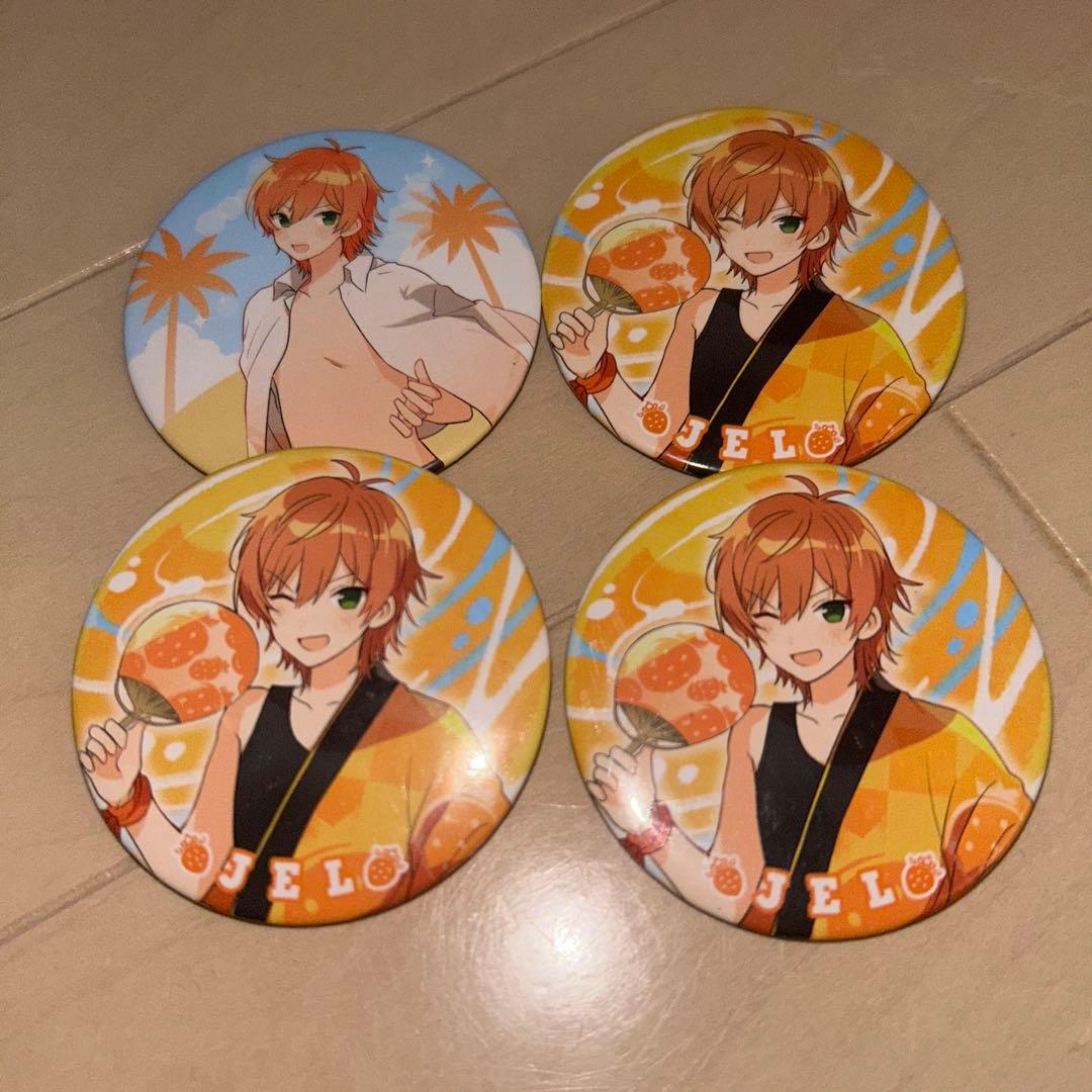ジェルくん 缶バッチ4個 - メルカリ