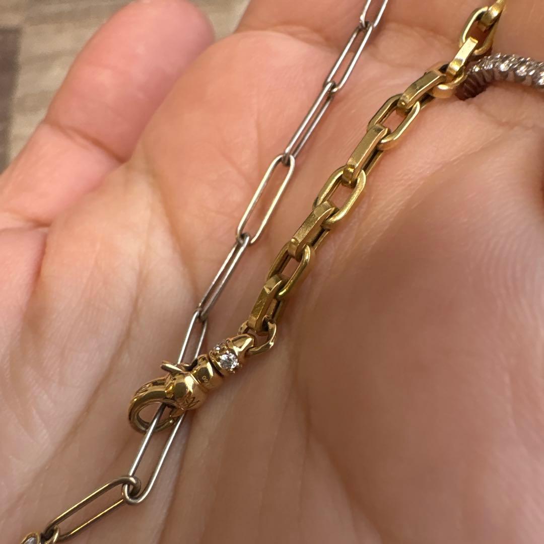 MILAMORE デュオチェーン Jr. アンクレット ダイヤモンド 18K - メルカリ