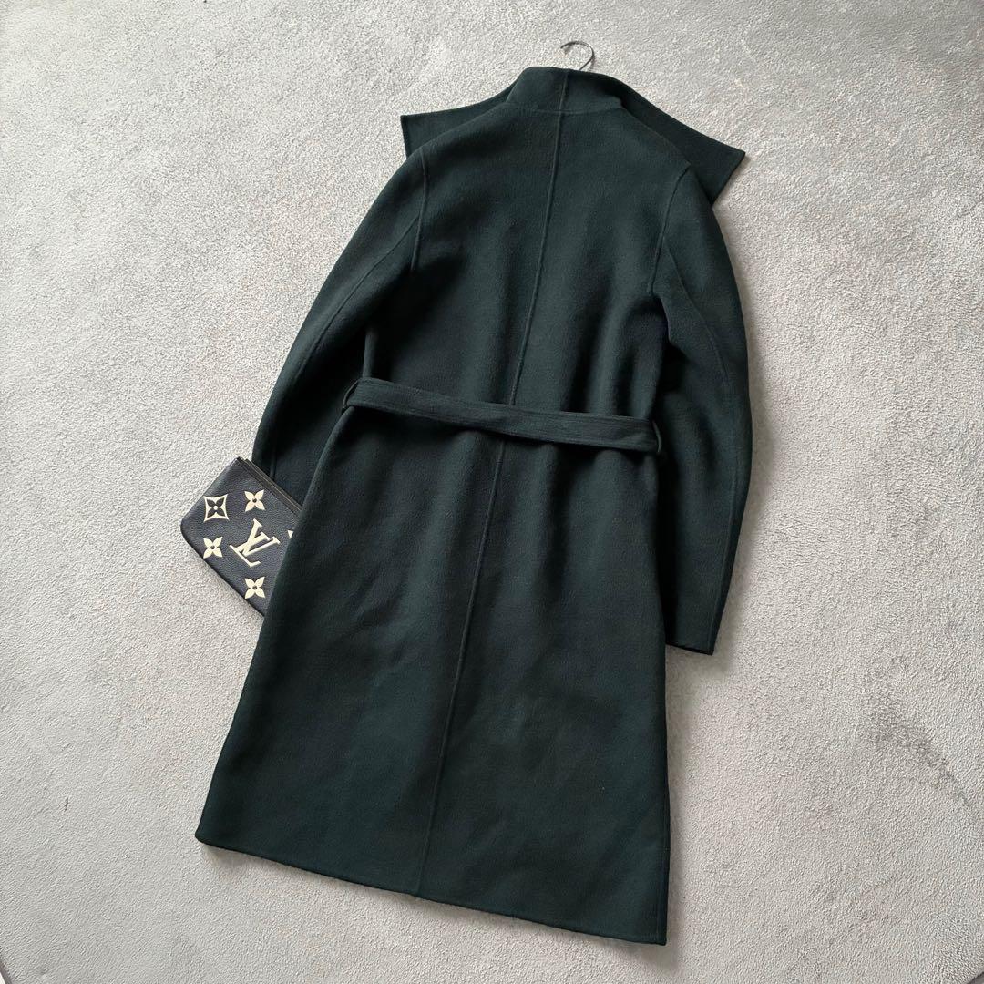 JOSEPH ジョセフ　女優コート カシミヤ ラップコート 36　ダブルフェイス