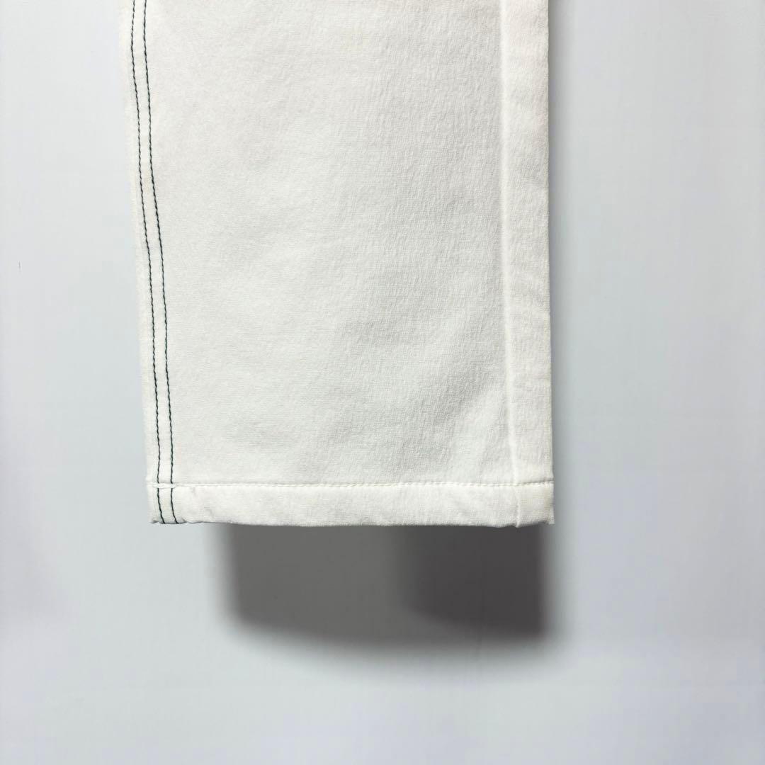 ラッセルノ ゴルフ フラッグロゴ ストレッチ スキニー パンツ ホワイト M 4