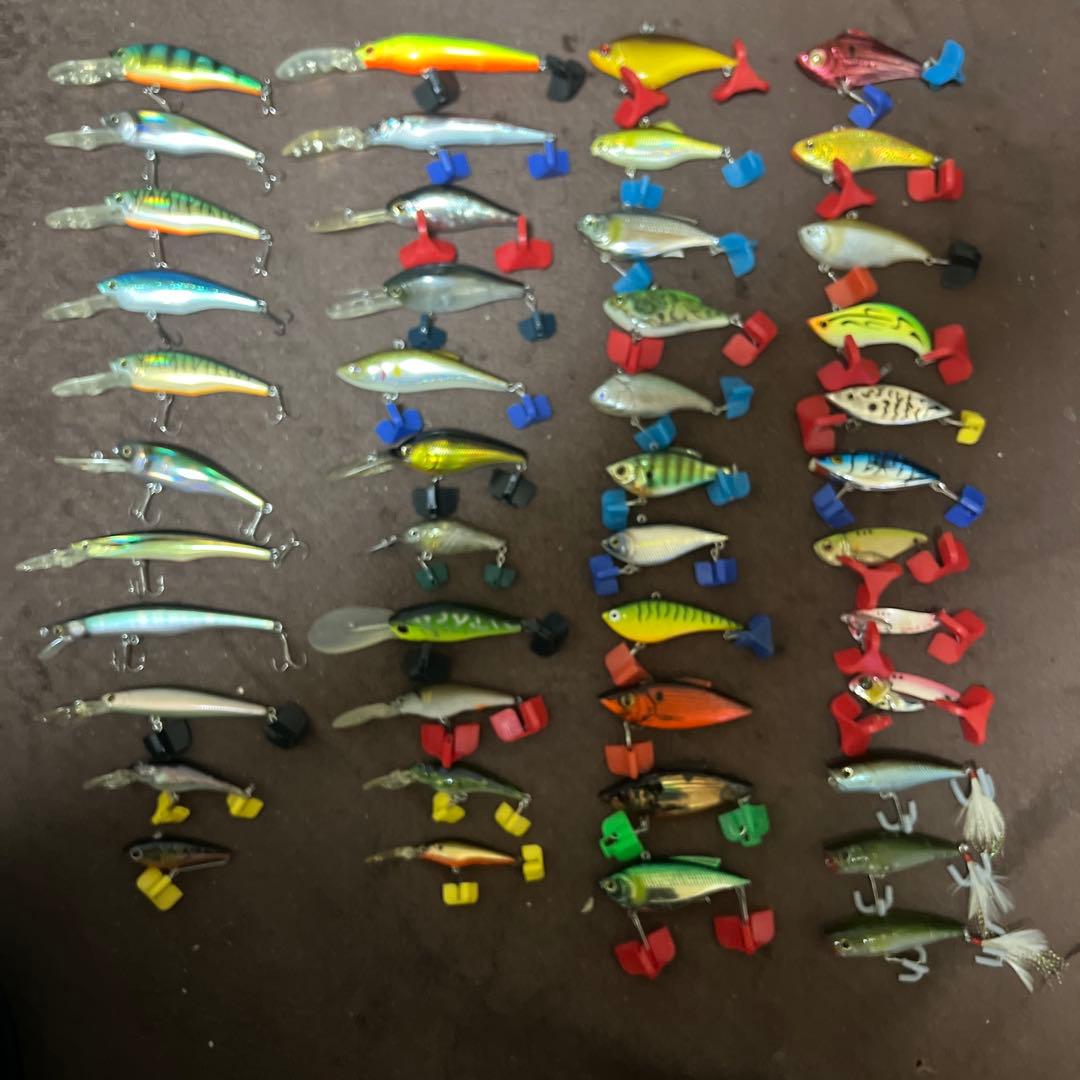 バス釣り引退まとめてミノー・プラグセット 多色 100個以上セット③
