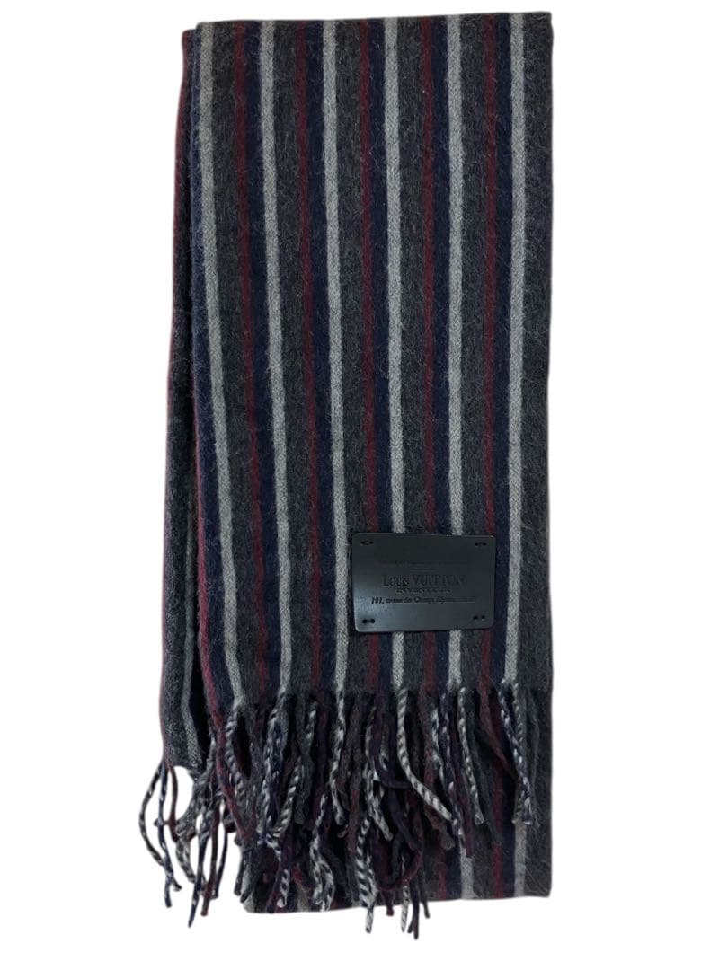 ⭐︎感さん専用⭐︎Louis Vuitton ストライプマフラー　カシミヤ　ウール