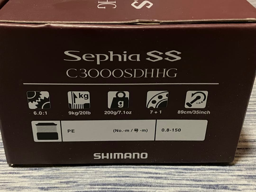超美品 シマノ純正 23 セフィアSS C3000 SDHHG ダブルハンドル