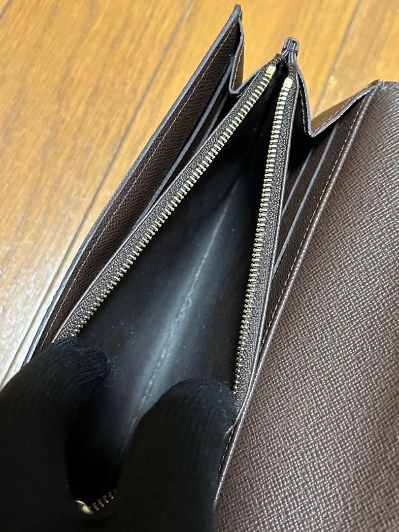 LOUIS VUITTON ダミエ　ポルトフォイユ・サラ ダミエ エヌべ 長財布