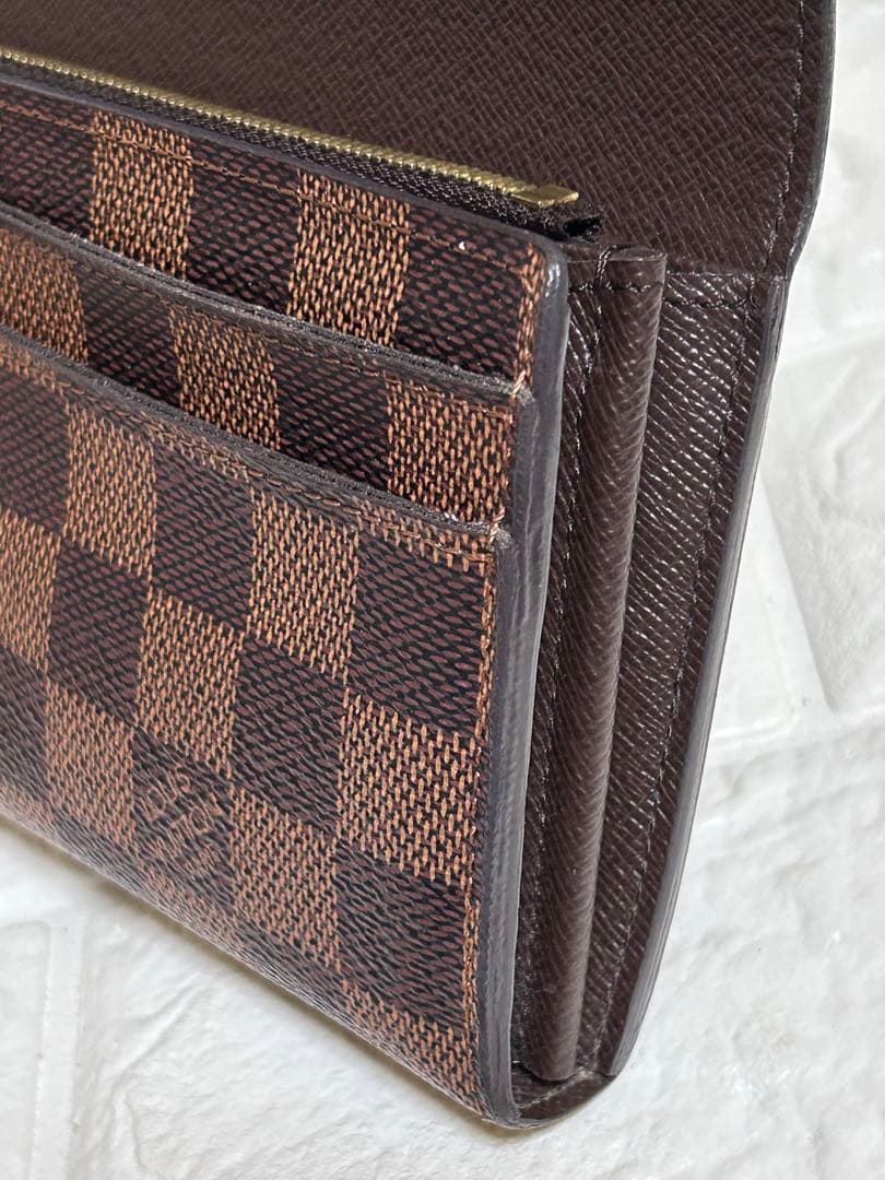 LOUIS VUITTON ダミエ　ポルトフォイユ・サラ ダミエ エヌべ 長財布