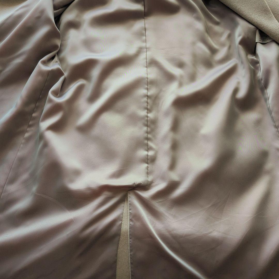 最終価格【極美品】 自由区 シャルムビーバーロングコート 大きいサイズ 46