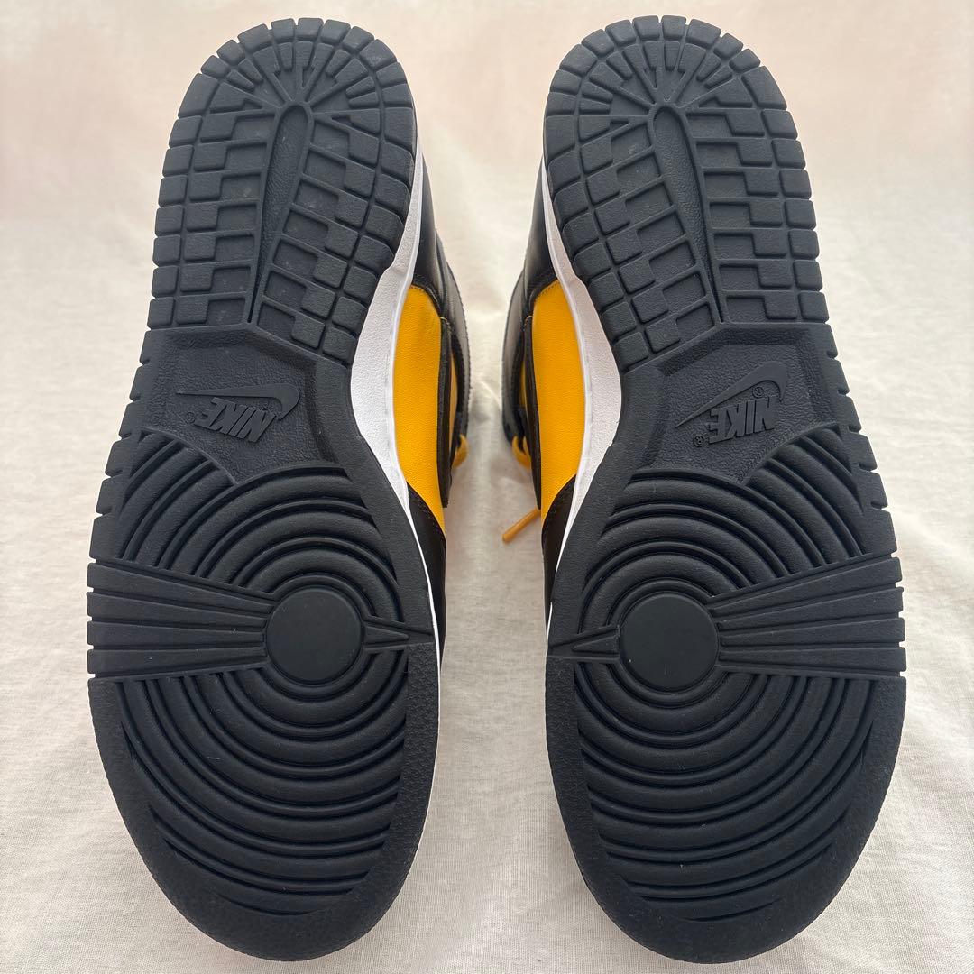 美品　NIKE ダンクハイレトロ DD1399-700 ユニバーシティゴールド