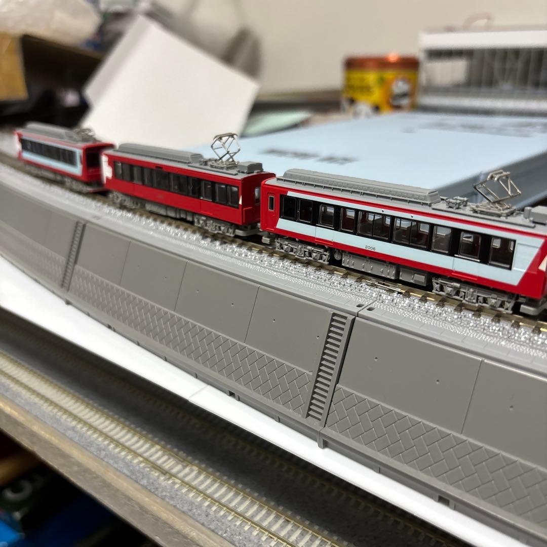 モデモ　箱根登山鉄道2000系グレッシャーエクスプレス塗装　3両セット