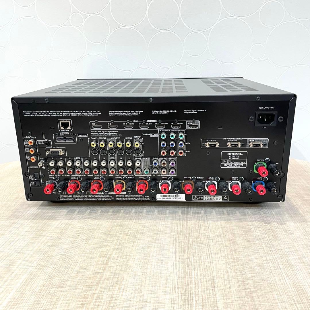 【希少】ONKYO AVアンプ TX-NA807 高音質 7.1ch HDMI