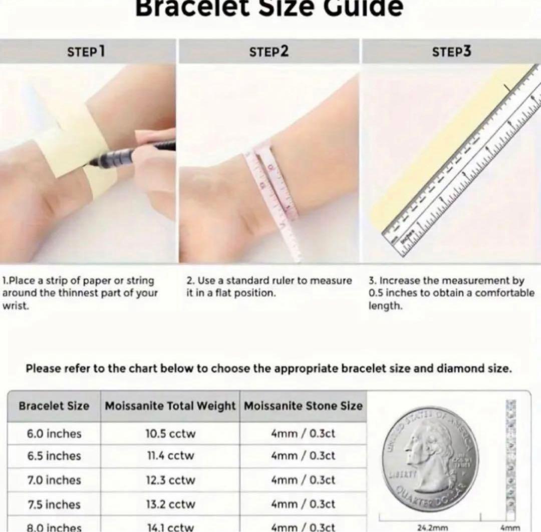 【極上の輝き】5mmモアサナイト×シルバー925ブレス｜証明書付