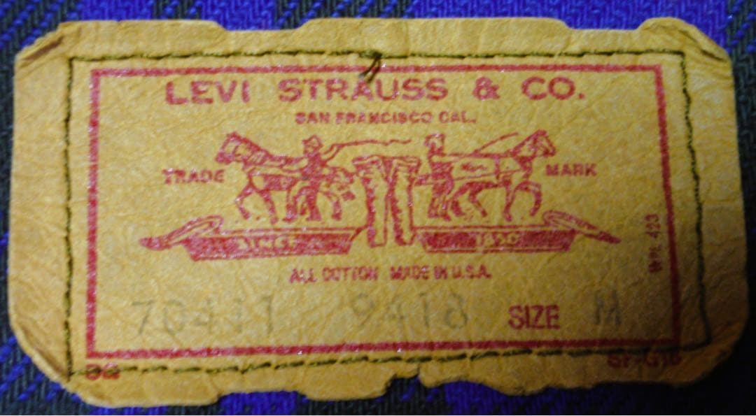 レア　 Levi's リーバイス ブラック ジャケット　USA製 　サイズM