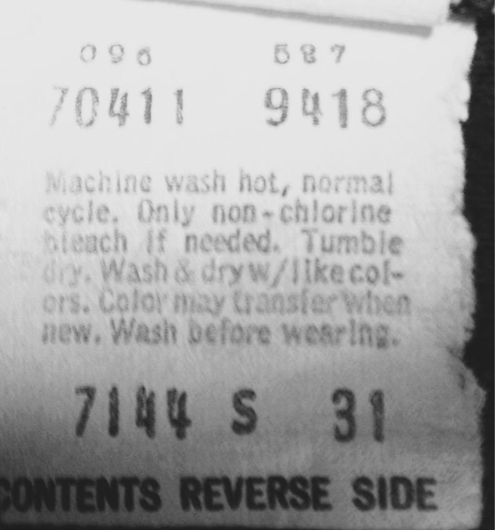 レア　 Levi's リーバイス ブラック ジャケット　USA製 　サイズM