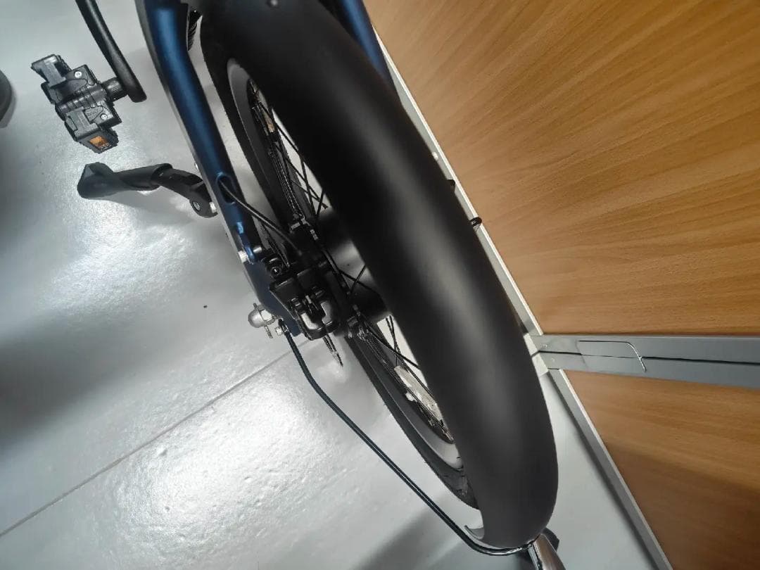 【過去最大割引！】ERWAY A02 折りたたみ電動アシスト自転車　ネイビー