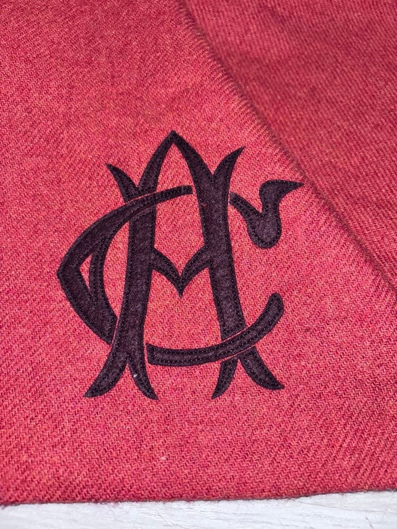 ADJUSTABLE COSTUME ヘリンボーンマフラーリバーシブル美品