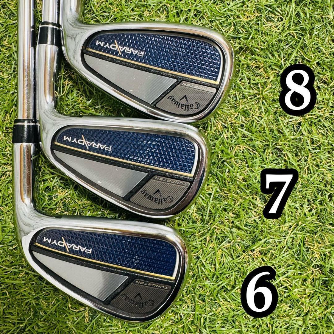 【良品】初心者推奨 キャロウェイ パラダイム メンズアイアンセット 6本 S