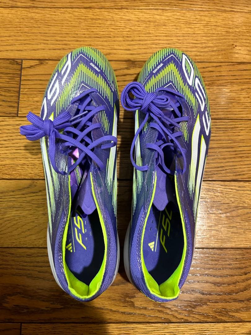 adidas F50 サッカーシューズ スパイク 紫/黄緑