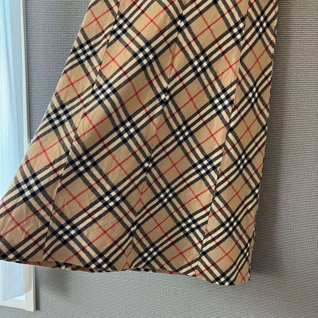 バーバリーブルーレーベル ワンピース ノバチェック 38