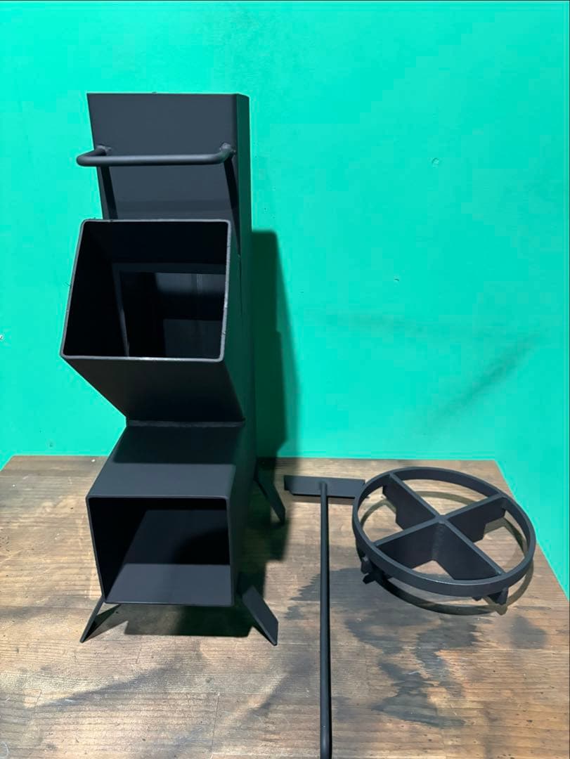 ロケットストーブ　100 ハンドメイド 100均ロケットストーブ🚀総額770円♪100円商品だけで自作♪🔥 - YouTube