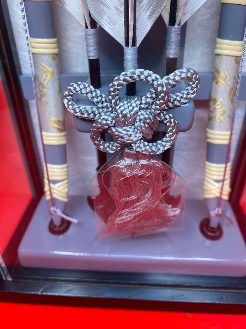 東京久月　破魔弓アクリルケース・間口約１５×奥行約７×高さ約２１㎝(コンパクト)