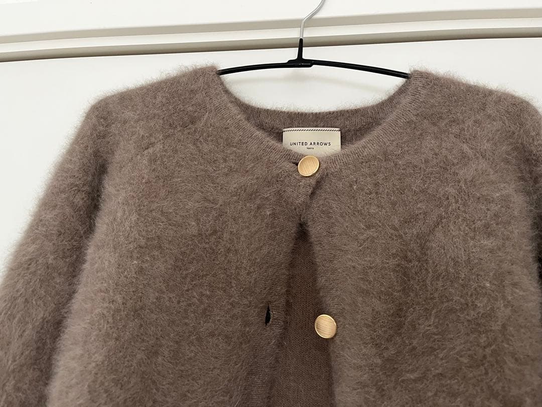 ユナイテッドアローズ　フォックスカシミヤケープ